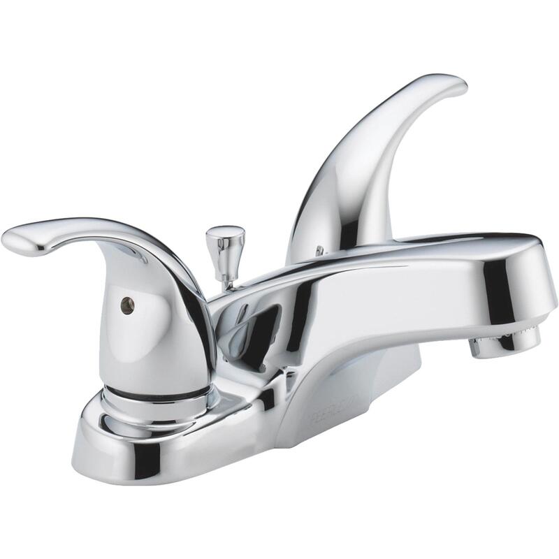 Delta Bath Faucet 2 Handle With Pop Up Chrome 1 Each P99628LF