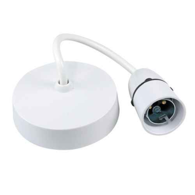  CED Pendent Lamp Holder E27 White 1 Each CEDPS6T2 CEDPS6TS