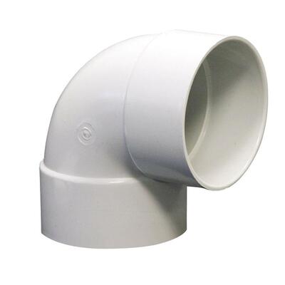 Pvc Elbow 90d Dwv HxS 4 Inch 1 Each
