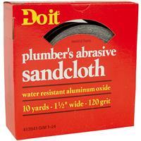  Do It Best Plumber's Abrasive Sand Cloth 1-1/2 Inchx10 Yard 1 Each 95107