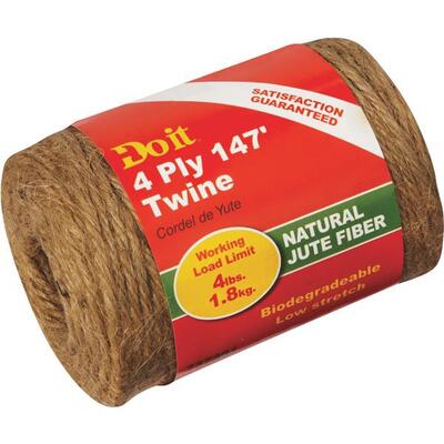  Do It Best Jute Biodegradable Twine 147 Foot Brown 1 Roll 737291
