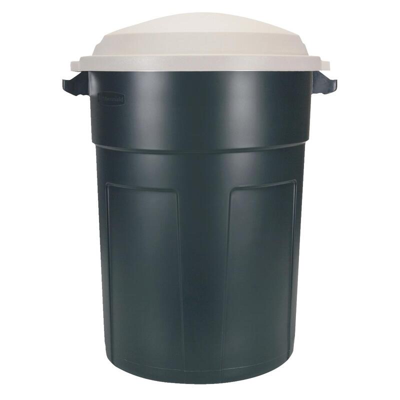 Rubbermaid Roughneck Refuse Bin 32 Gallon Green 1 Each 289487EGRN