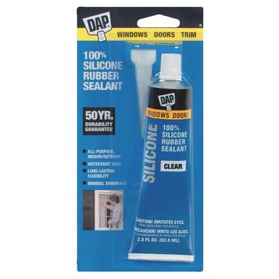  Dap  Silicone Rubber Sealant 2.8 Ounce 1 Each 00684 00753