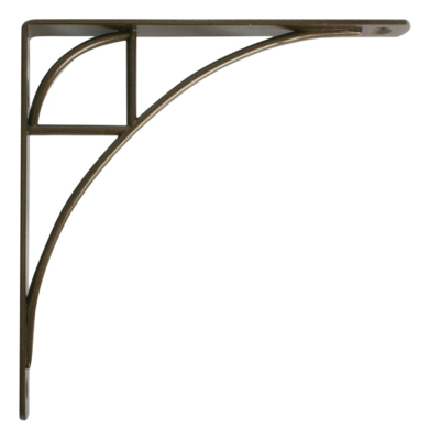 Knape And Vogt Decorative Steel Shelf Bracket 8 Inch  Black  1 Each 200OP AB 8