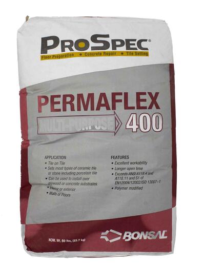 Permaflex Thinset 50 lb Grey 1 Each PERMAFLEX 400 GREY: $64.50