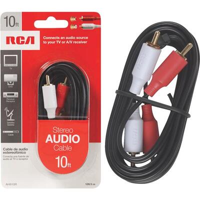 Audiovox Cable Stereo Dubbing  10 Foot 1 Each AH910N AH910R