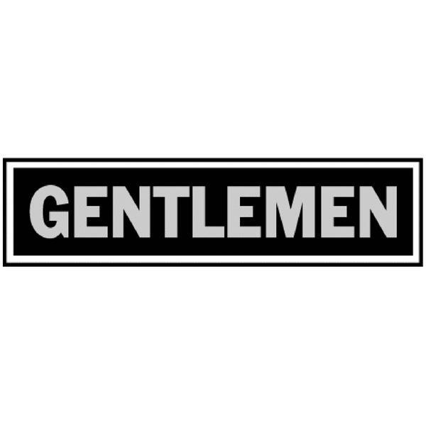  Hy-Ko Gentlemen Sign  1 Each 415 225385