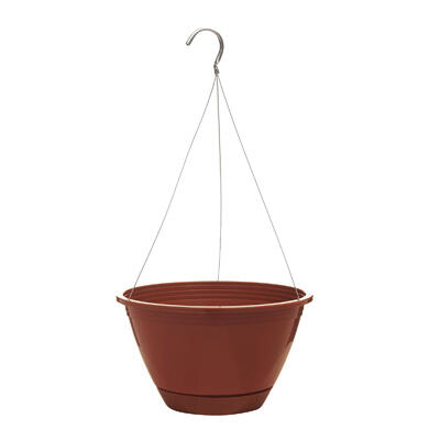  Att Southern  Terra Cotta Plastic Hanging Basket 10 Inch  1 Each  EE1025LT