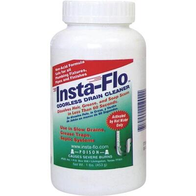 Insta-Floÿ Crystal Drain Cleaner 1lb 1 Each IS-100