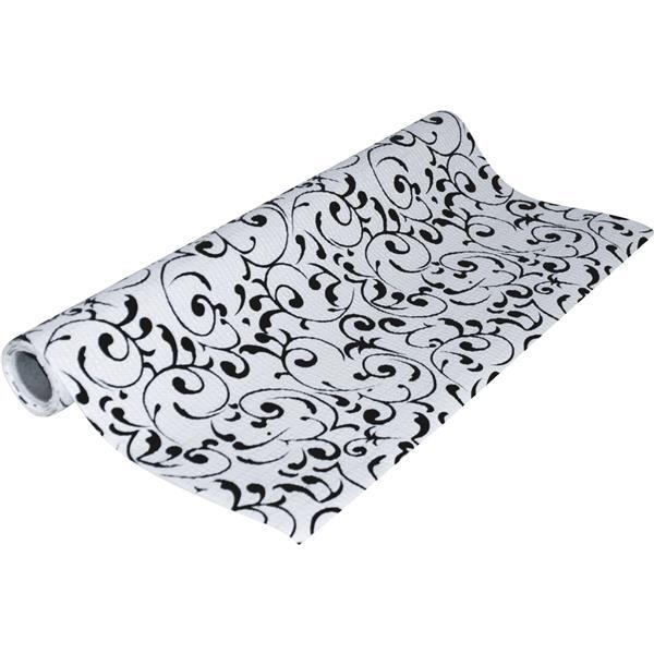 Con-Tact NA Shelf Liner 18 Inx4 Ft Black And White 1 Each 04F-C7HR6-01