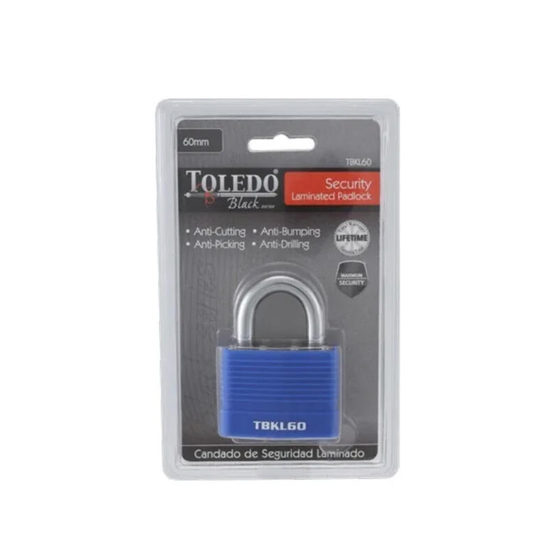  Toledo  Laminated Padlock  Blue 1 Each T-TBKL60