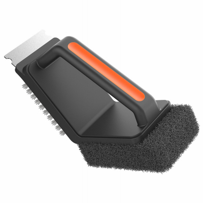 GRILL BRUSH/PAD DUAL