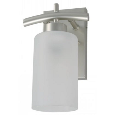 Lumicentro Wall Lamp E27 60W 1 Light Matt Nickel 1 Each 05475-41