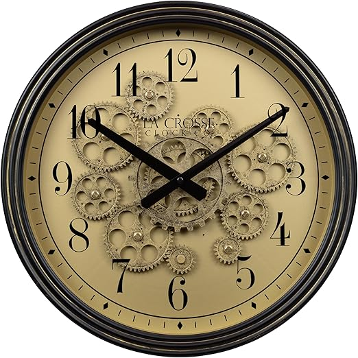 MOVING GEARS WALL CLOCK 15