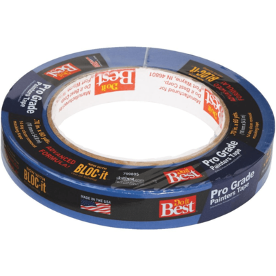 DIB Painters Masking Tape Pro Grade 0.70 In x60 Yard Blue 1 Roll 85841