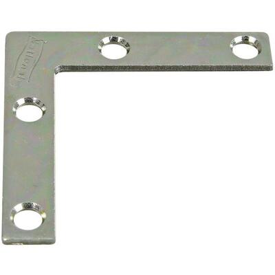  National  Corner Brace 2x3/8 Inch  Zinc 1 Each N113-845