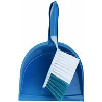 Do It Best Plastic Dust Pan And Brush Set Blue 1 Set 615269