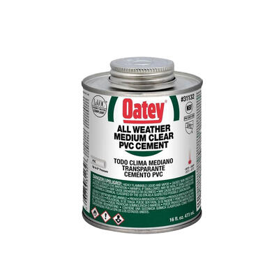  Oatey PVC All Weather Cement  16 Ounce  1 Each 31132