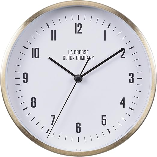 ANALOG CLOCK BRASS 5.9