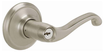  Kwikset Tustin Left Hand Dummy Lever Satin Nickel 1 Each 97880-755