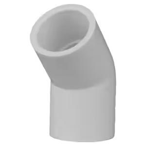  PVC 45 Degree Elbow  1/2 Inch 1 Each 2905311