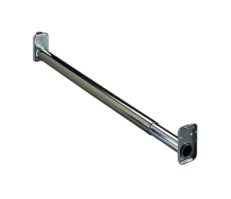 National  Adjustable Closet Rod 72-120 Inch  Chrome  1 Each S840298