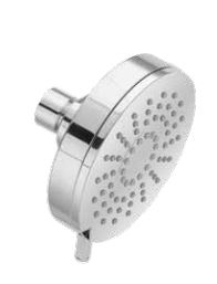  Showerhead 3 Spray Chrome 1 Each DFSH4-CS