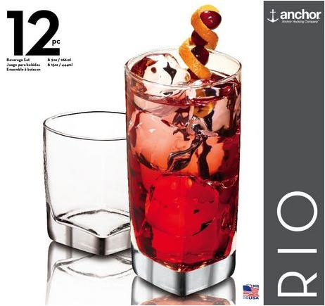 DRINKWARE SET 12PK RIO