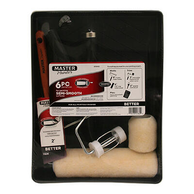  Master Painter  Plastic Paint Tray Set 6 Piece 1 Set MPRTS-6PC