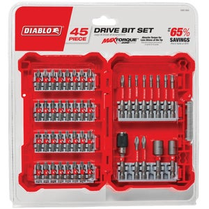 IMPACT SCREWDRIVER BIT 45PC