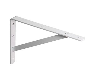  Knape & Vogt L Bracket  20 Inch  White 1 Each 208WH500