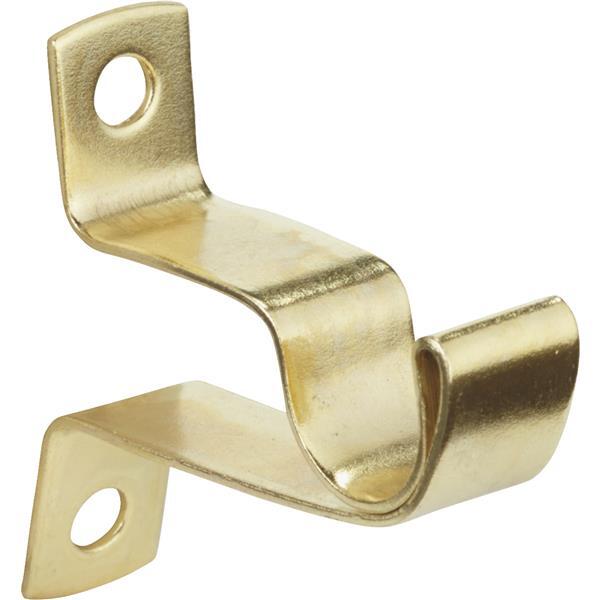  Kenney  Cafe Rod Bracket 2 Pack  7/16 Inch Brass 1 Each KN826