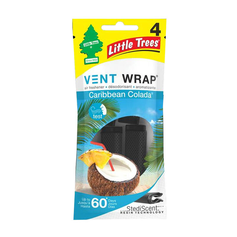  Little Trees  Vent Wrap  Caribbean Colada 1 Pack  CTK-52725-24