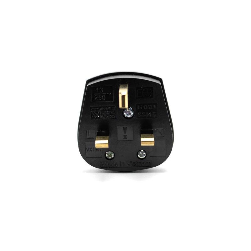 Crabtree Electrical Plug 13a Black 1 Each VX1307BK