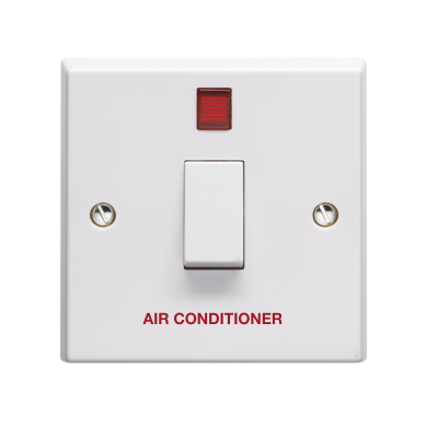  Volex AC Switch 1G Duple Pole Neon 20A 1 Each VX1060AC