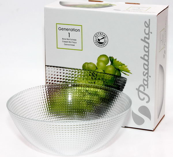  Pasabache Borcam Glass Fruit Bowl 240mm 1 Each 748-10485