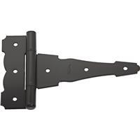  National  Reversible T Hinge 6 Inch  Black 1 Each N881912