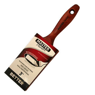 Master Painter Better Flat Paint Brush 3 Inch 1 Each 40430TV