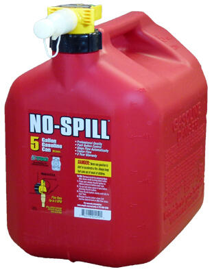  No Spill Gasoline Can 5 Gallon  Red 1 Each 1450