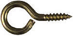  National  Screw Eye  1-3/8 Inch  Solid Brass 4 Pack  N119-289