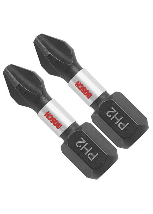 Bosch  Impact Tough  Insert Bit Phillips #2 1 Inch  1 Set ITPH2102