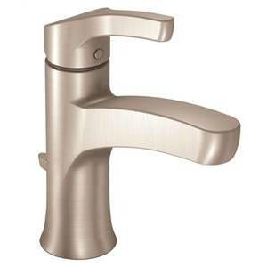 Moen One Handle High Arc Bathroom Faucet Brushed Nickel  1 Each WSL84733SRN