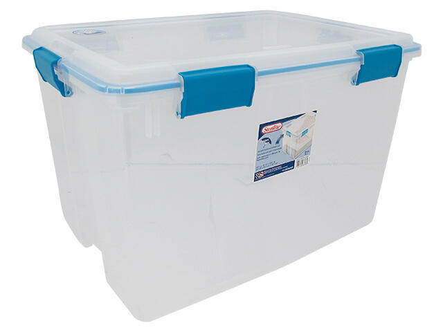 Sterilite Gasket Storage Box 80 Quart Clear 1 Each 701-19384304