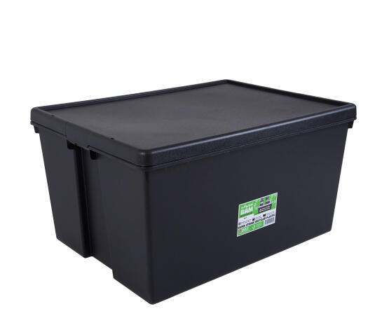 Wham Storage Container Heavy Duty 150l Black 1 Each 445220