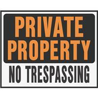  Hy-Ko Private Property Sign  15x19 Inch  1 Each SP-106
