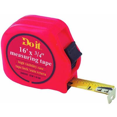 Do It Best  Power Tape Measure 5 Metres 1 Each 306592