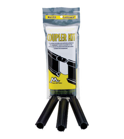 Master Mark Master Garden Lawn Edging Coupler Straight Black 3 Pack 59206