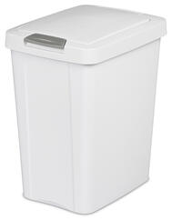 Sterilite Wastebasket Touch Top 7.5 Gallon White 1 Each 10438004: $83.40