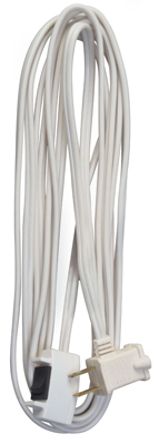 EXT CORD ME15' 16/2 WHT