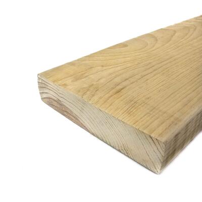 Lumber Pitch Pine #1 S4S Treated 2x8x18 1 Length